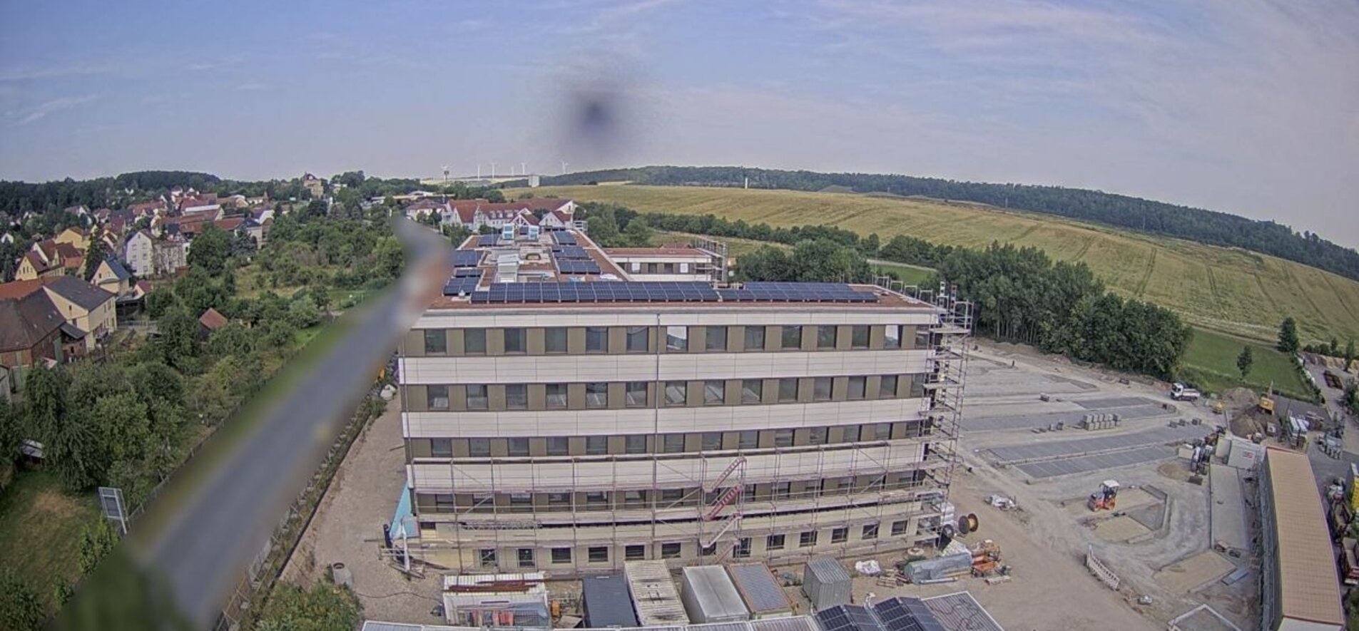 BauTV+ portal — live overview of a construction site