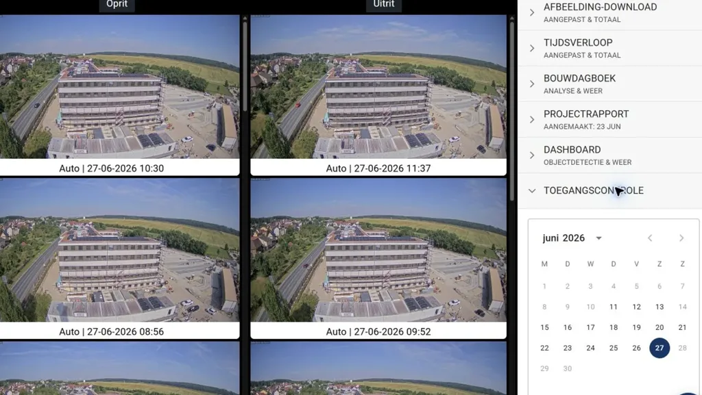 Automatische toegangscontrole in BauTV+