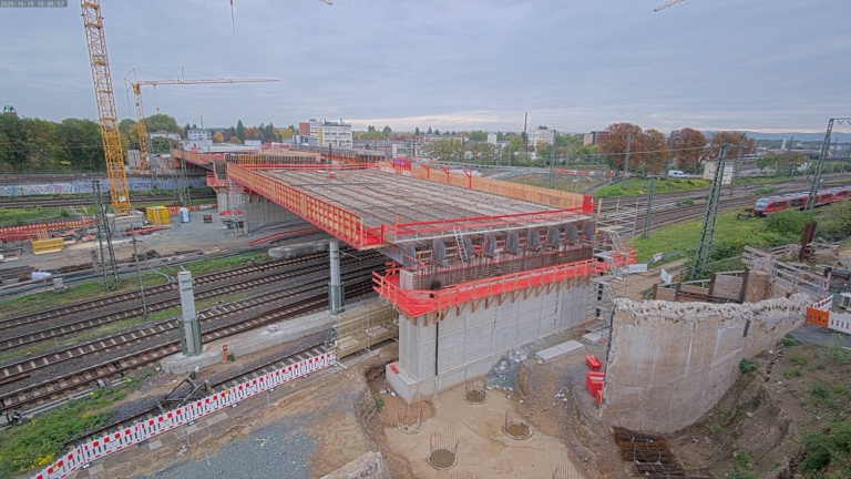 Infrastructure project NetCo construction site camera